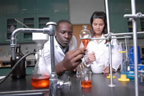 COP Students in Lab