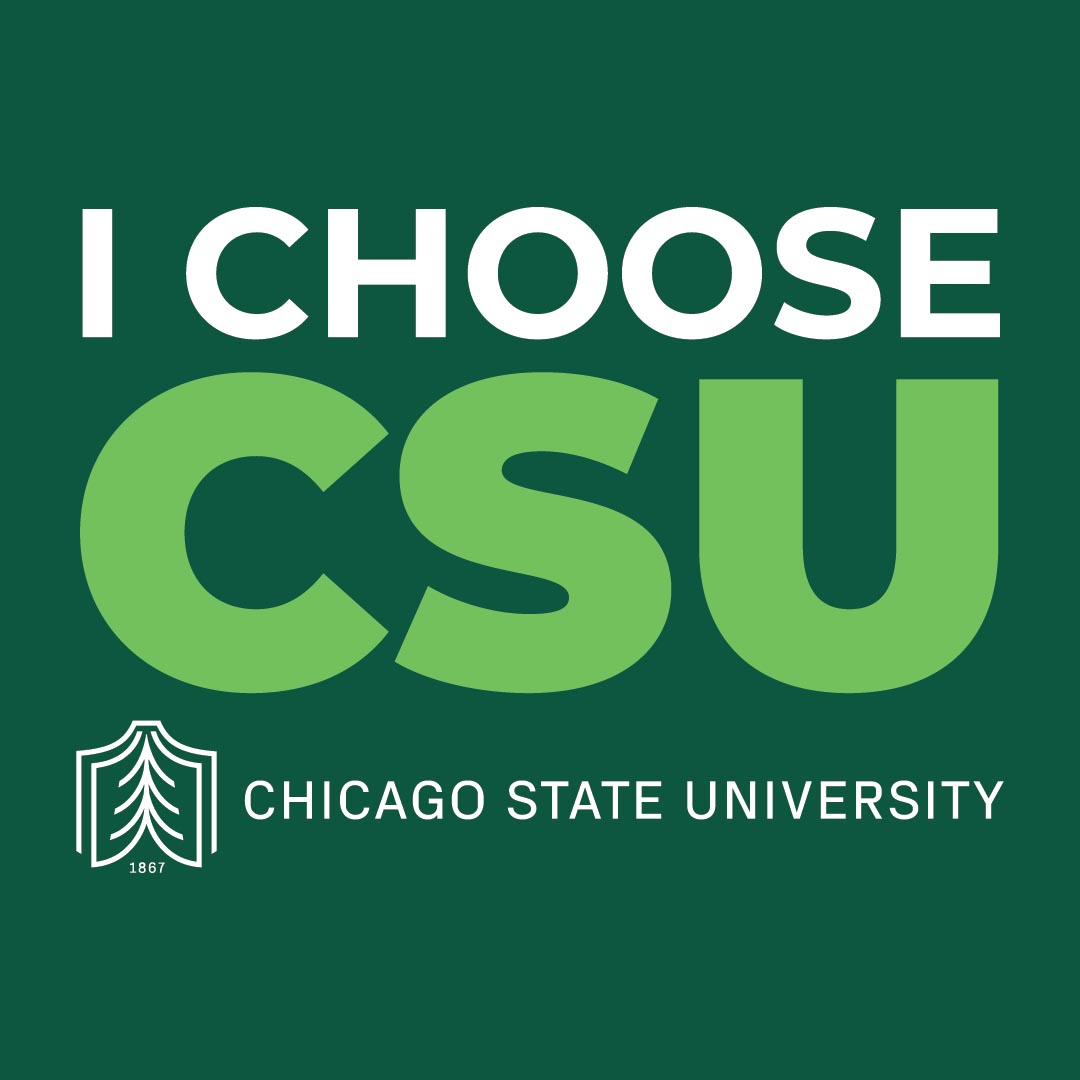 Large square "I CHOOSE CSU" graphic.