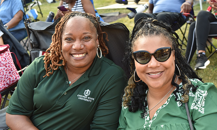 Alumni at a 2024 Jazz on the Grass event
