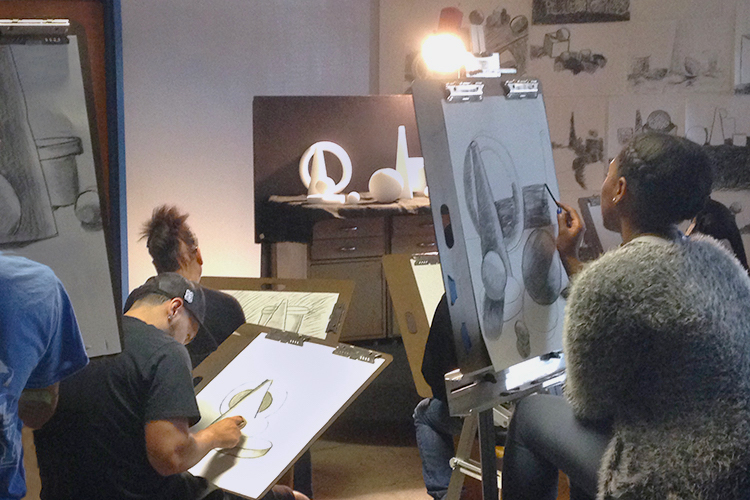 Image of CSU Art and Design Drawing Studio