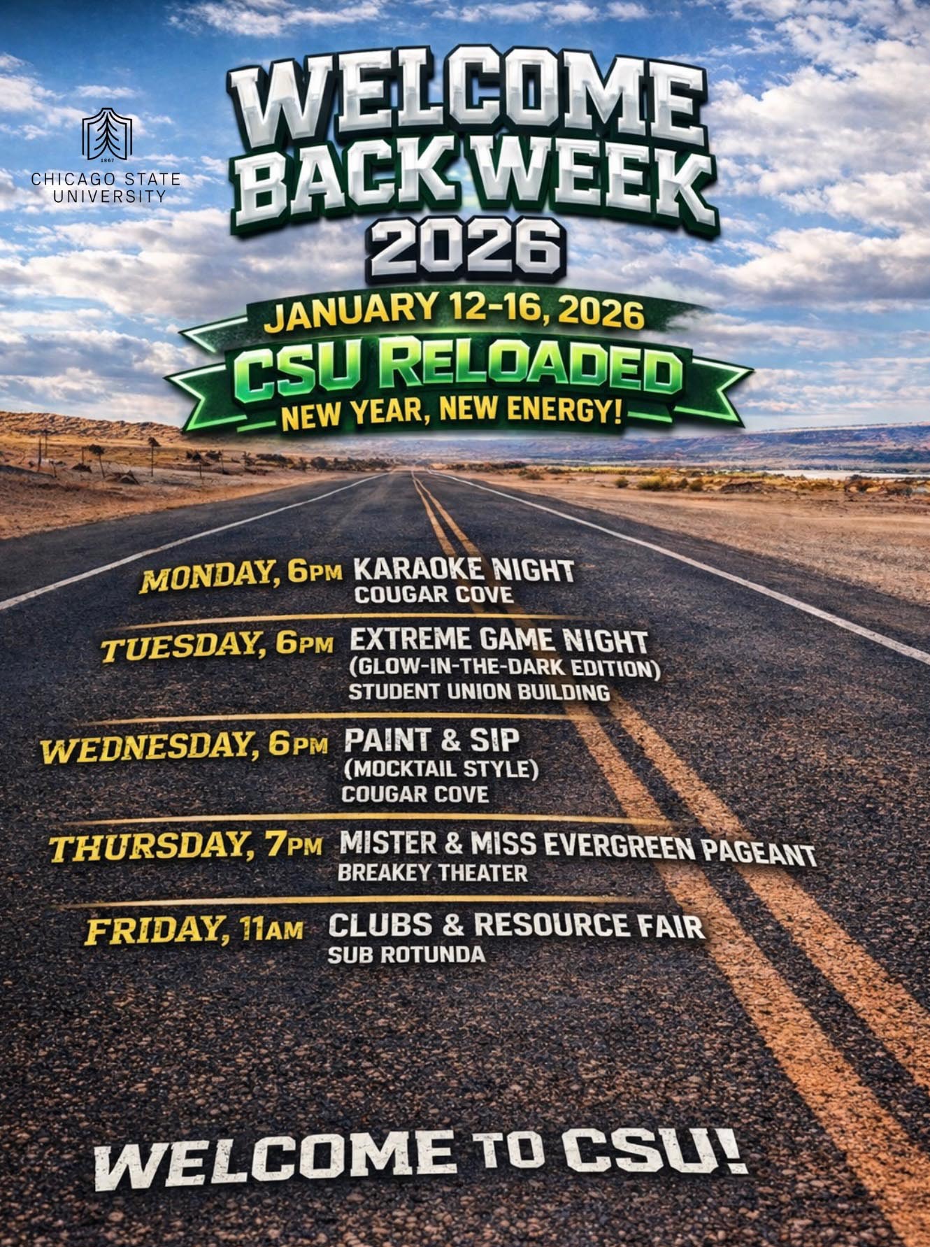 Welcome Week Spring 2026