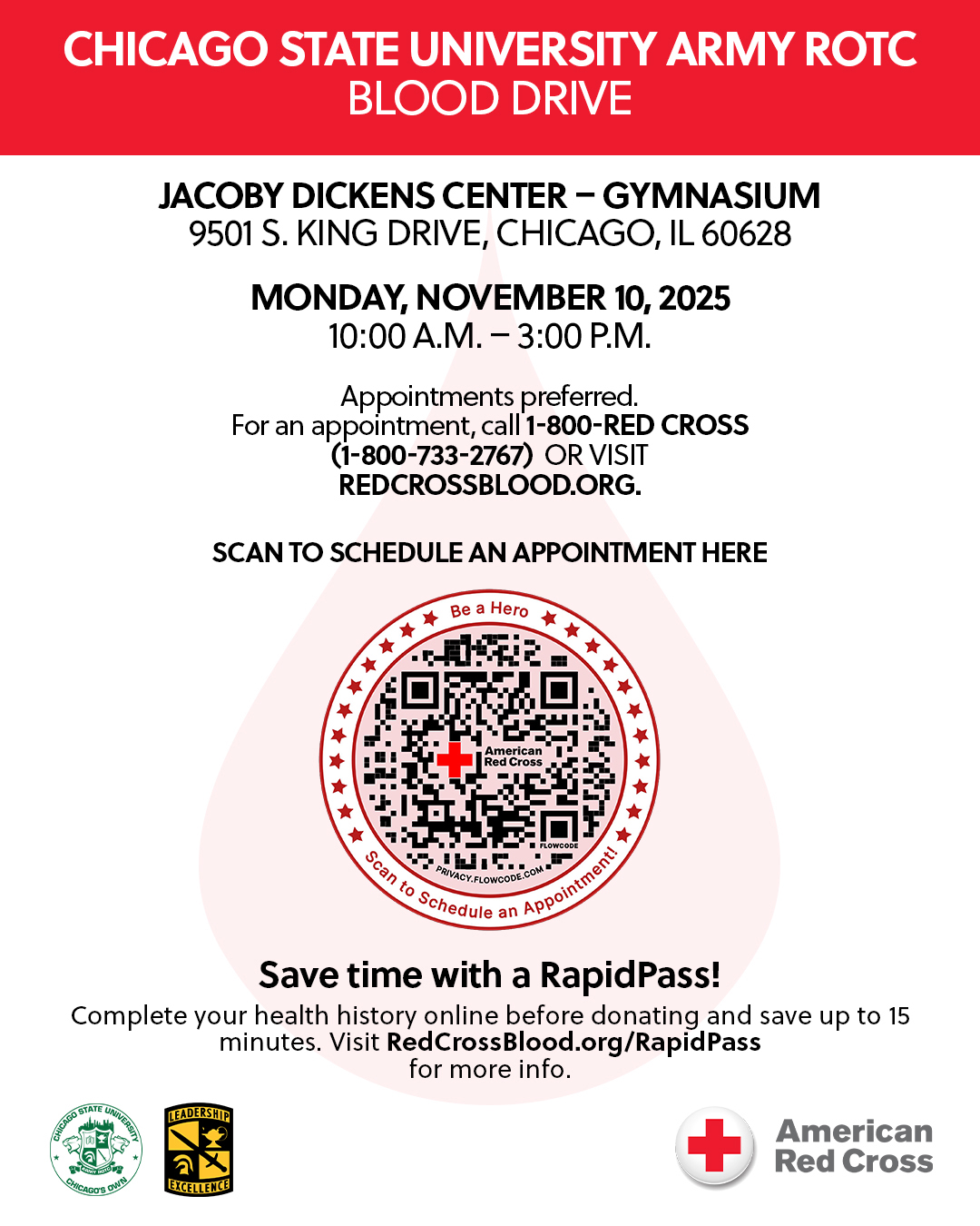 Blood Drive - Organized by CSU Army ROTC
