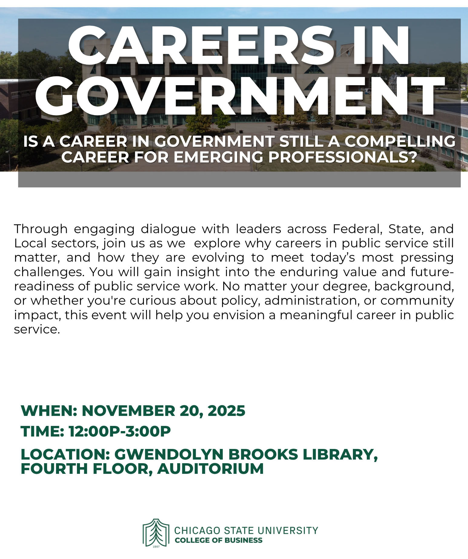 Is a Career in Government Still a Compelling Career?