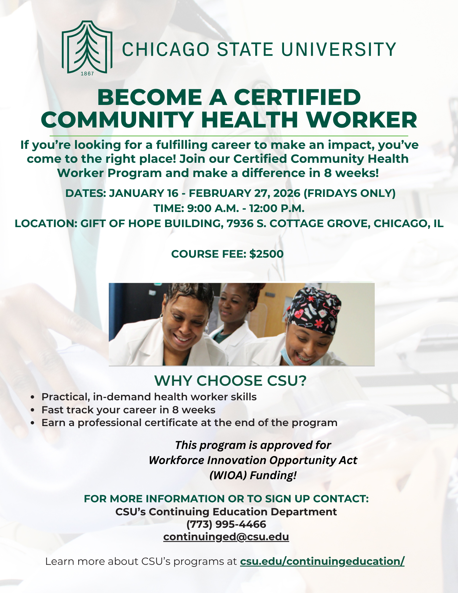 Become a Certified Community Health Worker