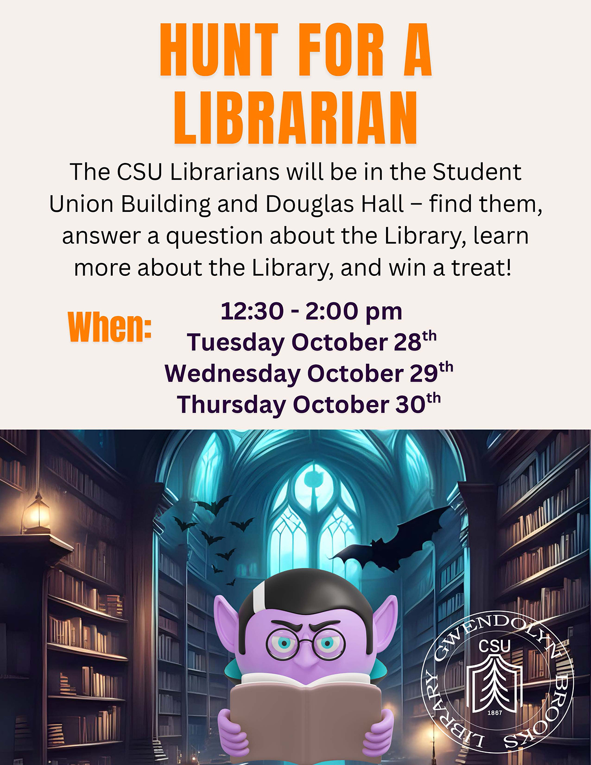 Join the Hunt: Discover your CSU Librarians!