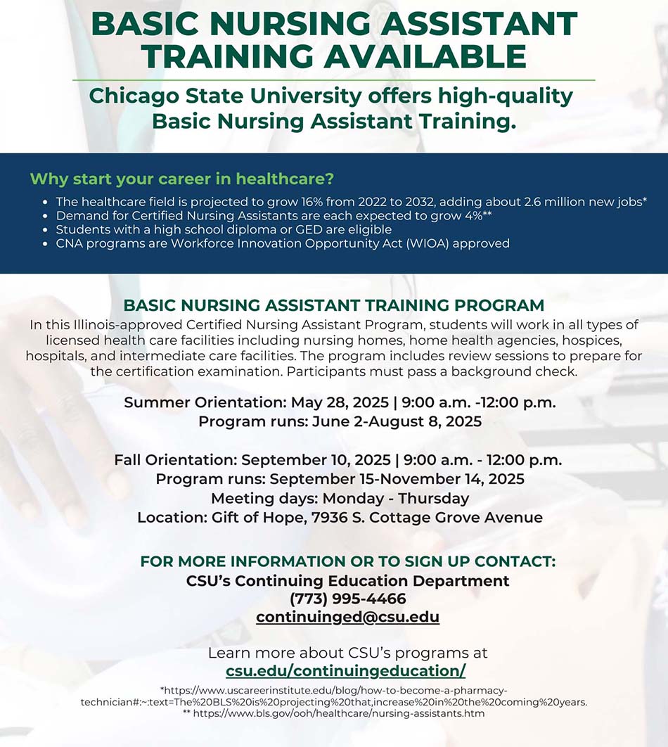Basic Nursing Assistant Training Program