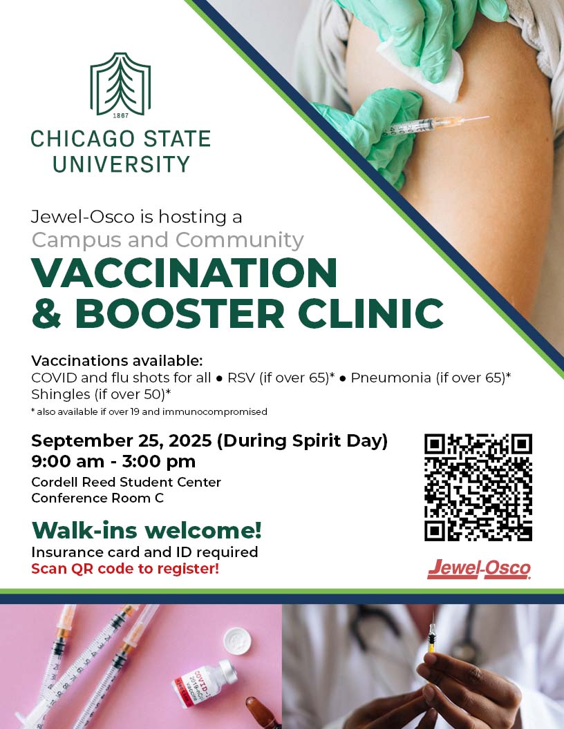 Campus and Community Vaccination clinic (Hosted by Jewel Osco) 
