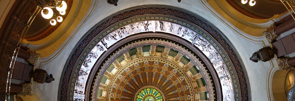 Illinois State Capital Dome Inside