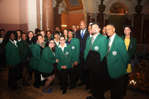 Student Government Association at the State Capitol