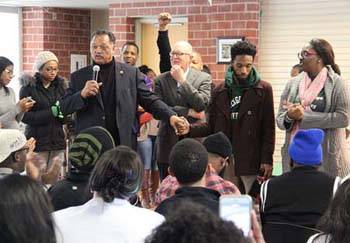 Rev. Jackson Lends His Voice to CSU Student Efforts