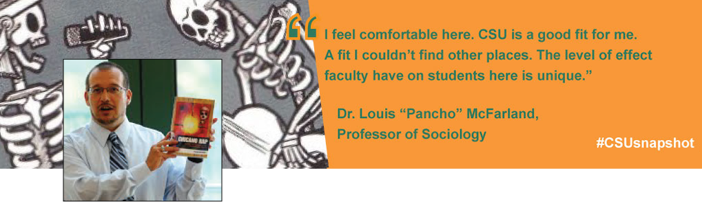 Dr. Louis "Pancho"  McFarland, Professor of Sociology