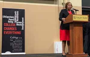 President Scott, College Changes Everything