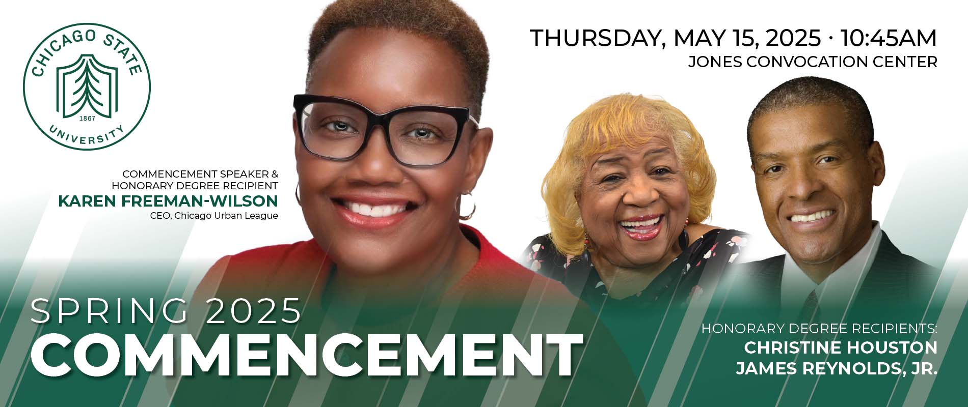 CSU Announces 2025 Commencement Speaker and Honorary Degree Recipients for 372nd Commencement