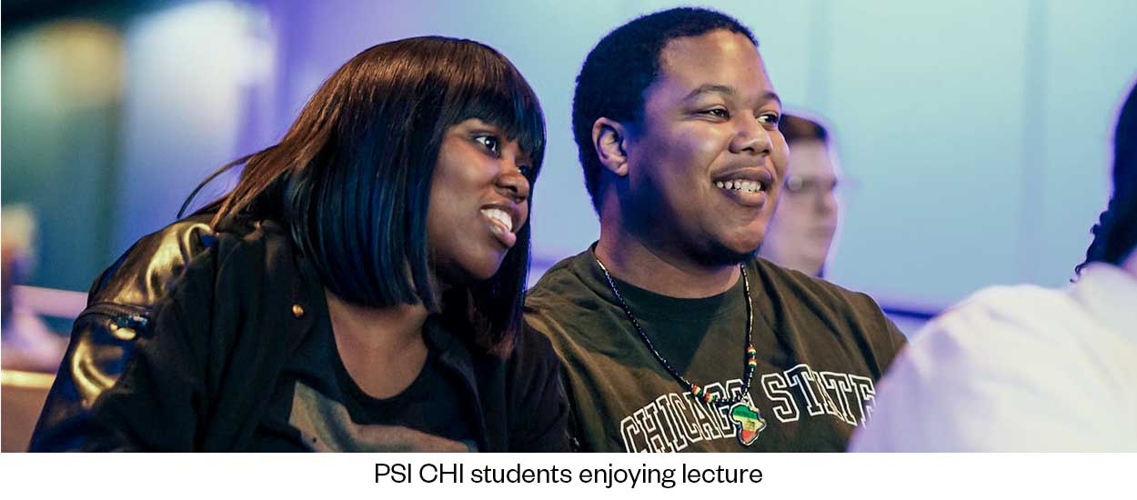 PSI CHI students enjoying lecture